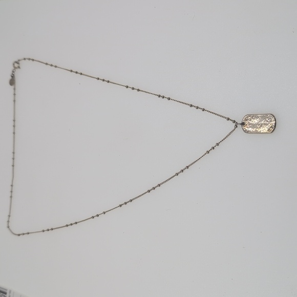 Gorjana Gold Charm Griffin Tag Necklace F10 Fair Condition Wear Evidence Faded - Picture 3 of 8